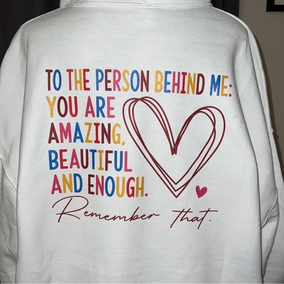 You Matter White Hoodie - Picture 4 of 5